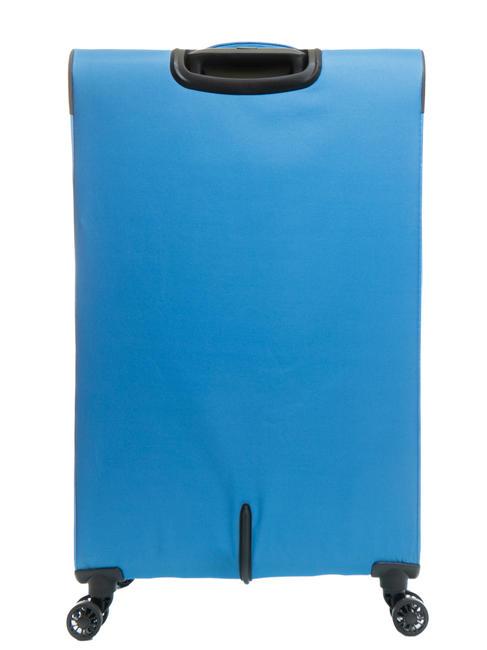 BRIGHT LIFE Extra large size trolley tranquil blue - Semi-rigid Trolley Cases