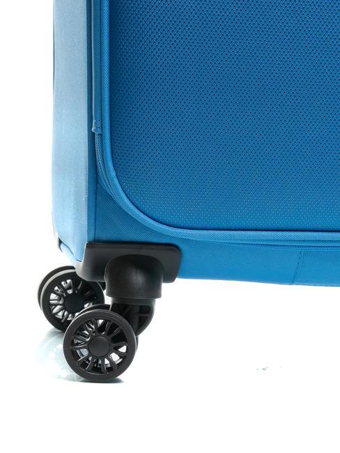 BRIGHT LIFE Extra large size trolley tranquil blue - Semi-rigid Trolley Cases