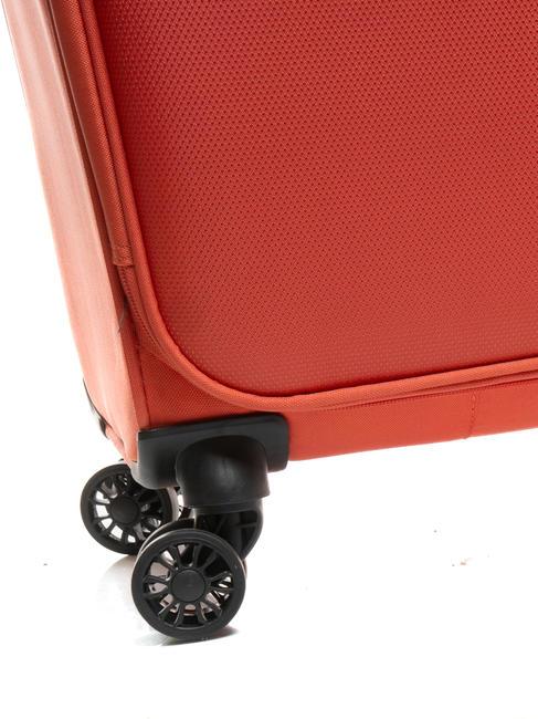 BRIGHT LIFE Extra large size trolley spicy paprika - Semi-rigid Trolley Cases