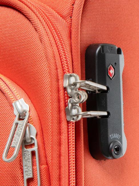 BRIGHT LIFE Medium size trolley spicy paprika - Semi-rigid Trolley Cases