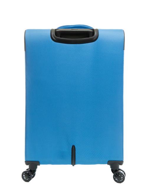 BRIGHT LIFE Medium size trolley tranquil blue - Semi-rigid Trolley Cases