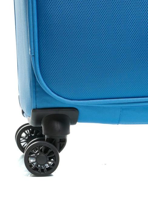 BRIGHT LIFE Medium size trolley tranquil blue - Semi-rigid Trolley Cases