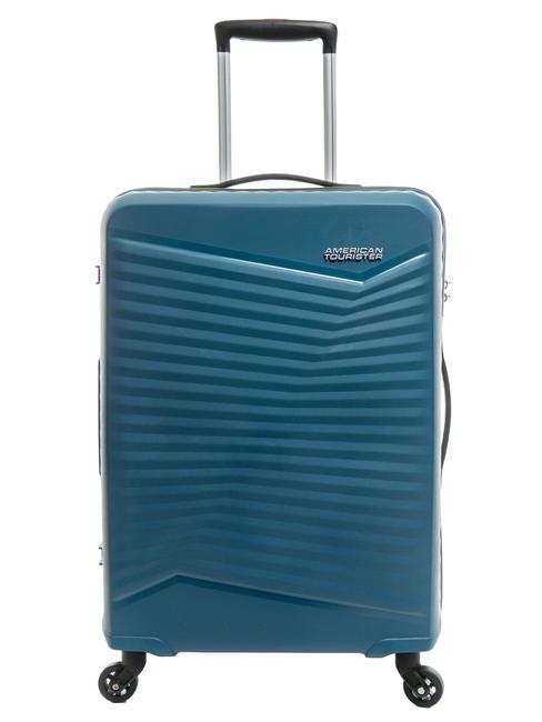 JETDRIVER 2.0 Set of 3 trolleys: cabin, medium, large teal blue - Trolley Set