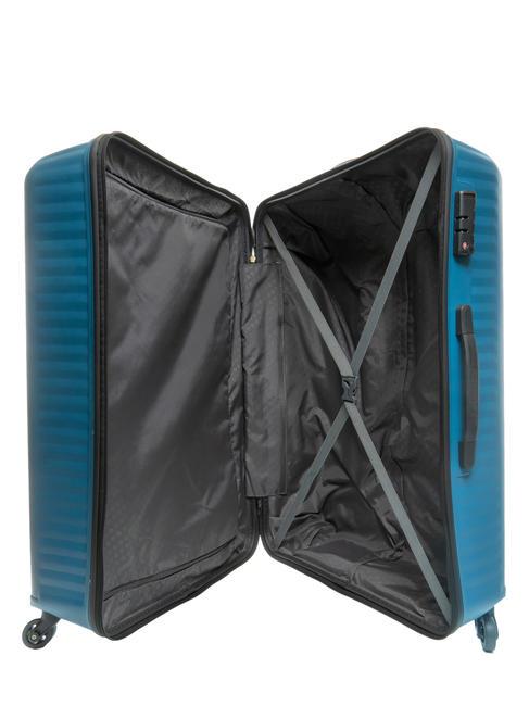 JETDRIVER 2.0 Large size trolley teal blue - Rigid Trolley Cases