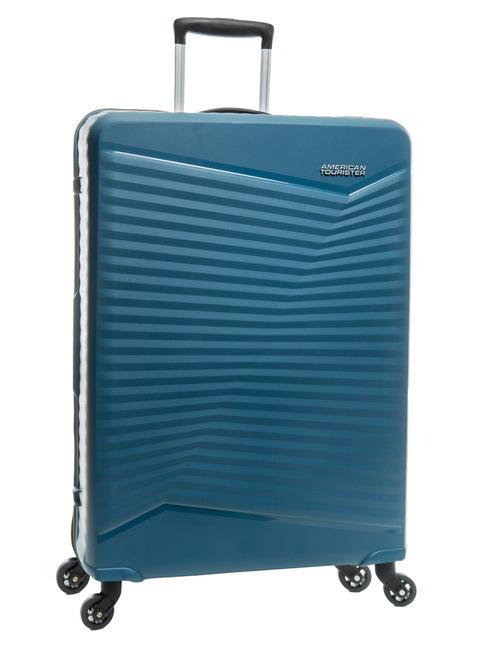 JETDRIVER 2.0 Large size trolley teal blue - Rigid Trolley Cases