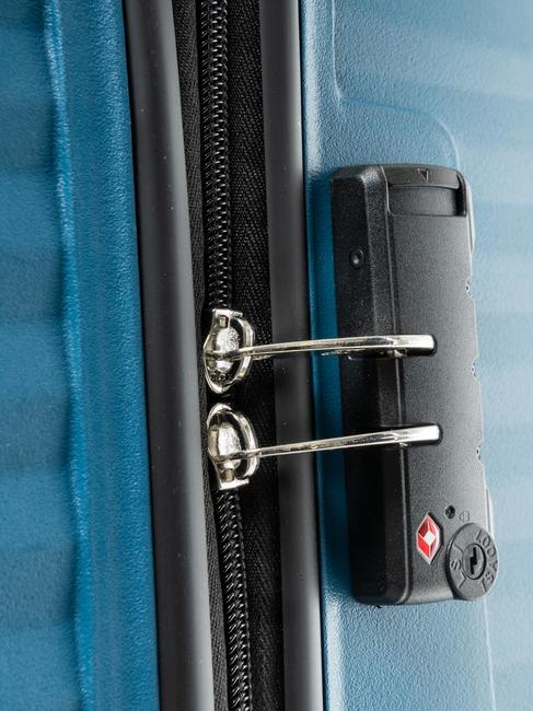 JETDRIVER 2.0 Large size trolley teal blue - Rigid Trolley Cases