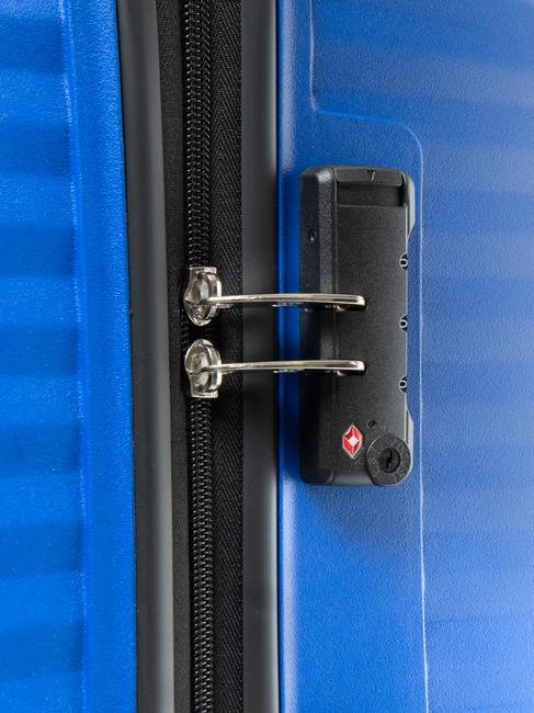 JETDRIVER 2.0 Large size trolley blu navy - Rigid Trolley Cases