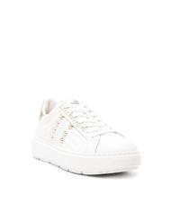 LOVE MOSCHINO BOLD 40 Leather sneakers white/platinum - Women&rsquo;s shoes - 2