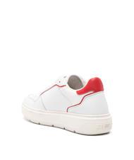 LOVE MOSCHINO BOLD 40 MIX Sneakers White Red - Women’s shoes - 4