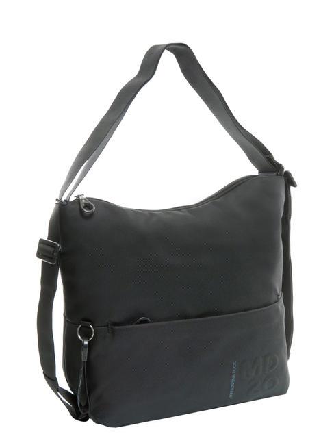 MD20 Sack bag convertible into a backpack BLACK - Women&rsquo;s Bags