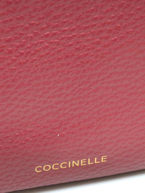 MAGIE Small leather shoulder bag garnet red - Women&rsquo;s Bags