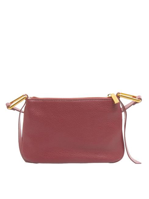 MAGIE Small leather shoulder bag garnet red - Women&rsquo;s Bags