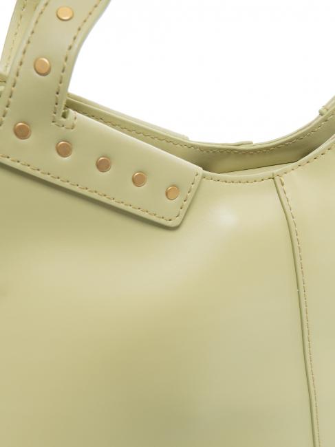 INFINITY Leather bag with studs salad greens - Women’s Bags