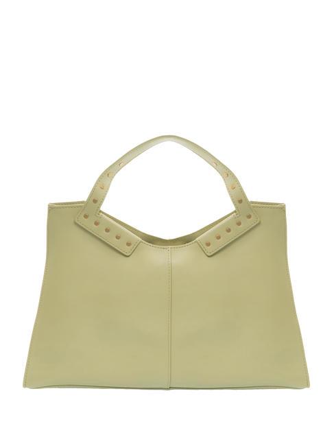 INFINITY Leather bag with studs salad greens - Women’s Bags