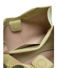 GIANNI CHIARINI INFINITY Leather bag with studs salad greens - Women’s Bags - 4