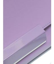 GIANNI CHIARINI LILY Leather clutch bag with shoulder strap wisteria - Women’s Bags - 3