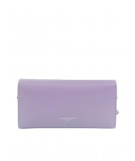 GIANNI CHIARINI LILY Leather clutch bag with shoulder strap wisteria - Women’s Bags - 4