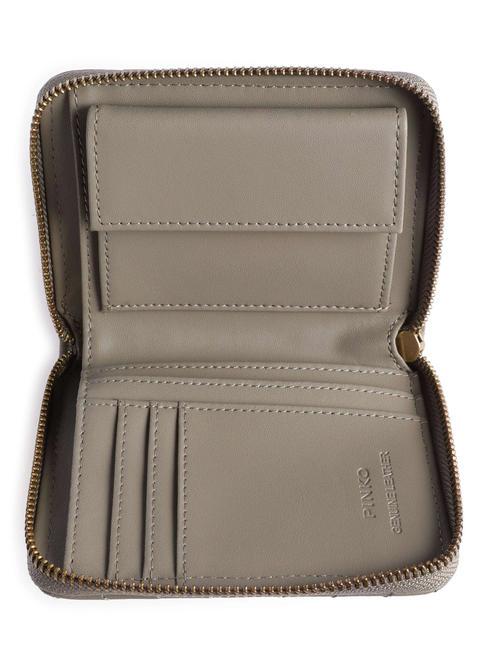 TAYLOR Quilted Zip Around Wallet walnut-antique gold - Women’s Wallets