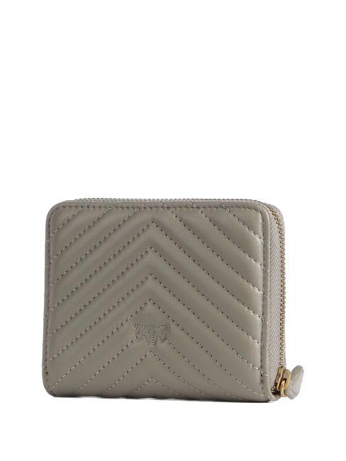 TAYLOR Quilted Zip Around Wallet walnut-antique gold - Women’s Wallets