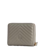 PINKO TAYLOR Quilted Zip Around Wallet walnut-antique gold - Women’s Wallets - 3