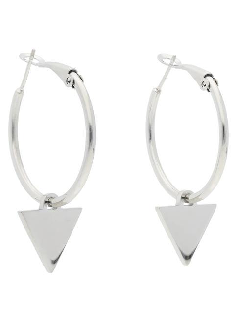 HULA HOOPS Steel earrings SILVER - Earrings