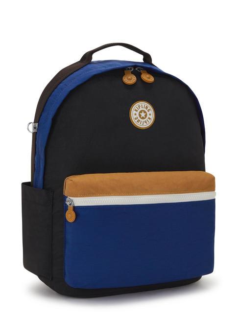 DAMIEN M Backpack with 13" laptop holder duo blue beige - Backpacks & School and Leisure
