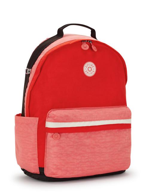DAMIEN L Backpack with 15.6" laptop holder tango pink block - Backpacks & School and Leisure