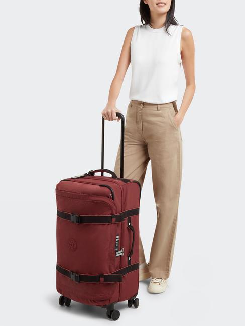 SPONTANEOUS Medium size trolley flaring rust - Semi-rigid Trolley Cases