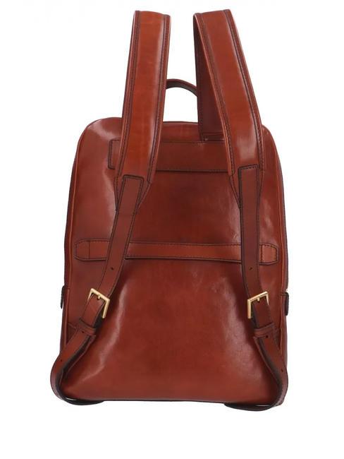 STORY 13" PC backpack, in leather BROWN - Laptop backpacks
