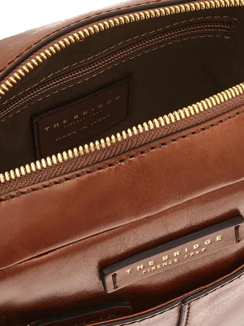 VESPUCCI  Leather bag BROWN - Over-the-shoulder Bags for Men