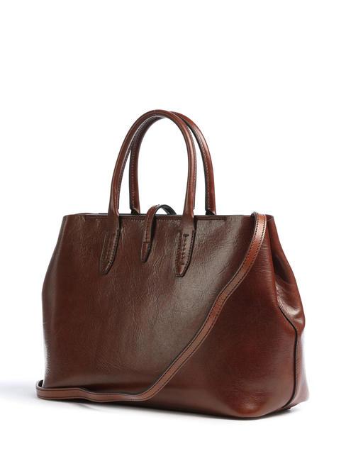 DALSTON Handbag, with shoulder strap, in leather BROWN - Women&rsquo;s Bags