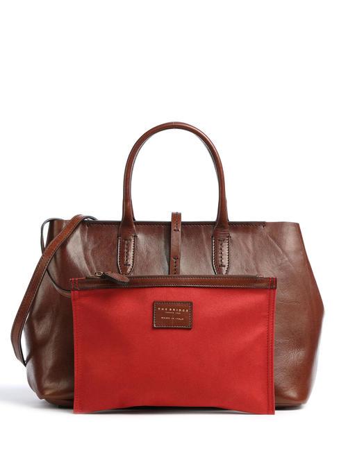 DALSTON Handbag, with shoulder strap, in leather BROWN - Women&rsquo;s Bags