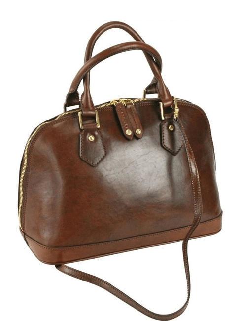 STORY  Bugatti by hand, with shoulder strap, in leather BROWN - Women’s Bags