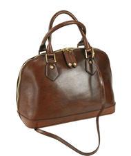 THE BRIDGE STORY  Bugatti by hand, with shoulder strap, in leather BROWN - Women’s Bags - 3