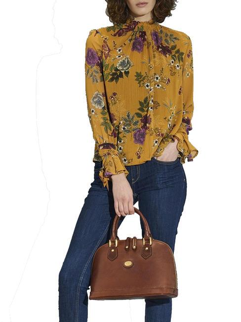 STORY  Bugatti by hand, with shoulder strap, in leather BROWN - Women’s Bags