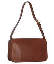 THE BRIDGE LUCREZIA Shoulder bag, in leather BROWN - Women’s Bags - 3