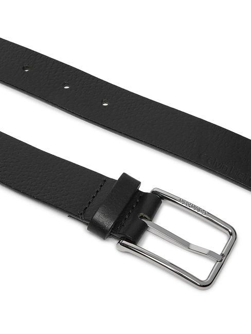 WARMTH  Leather belt ck black - Belts