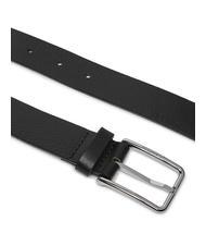 CALVIN KLEIN WARMTH  Leather belt ck black - Belts - 2