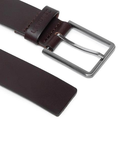 ESSENTIAL Leather belt dark brown - Belts