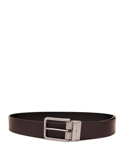 CASUAL Reversible leather belt black/brown - Belts