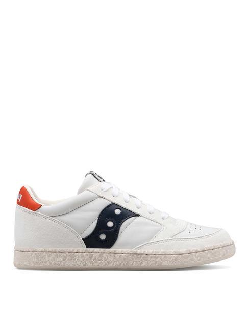 JAZZ COURT Leather sneakers white/blue - Men’s shoes