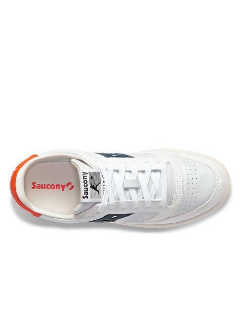 JAZZ COURT Leather sneakers white/blue - Men’s shoes