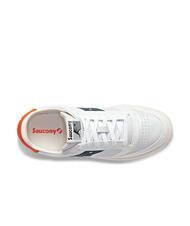 SAUCONY JAZZ COURT Leather sneakers white/blue - Men’s shoes - 4