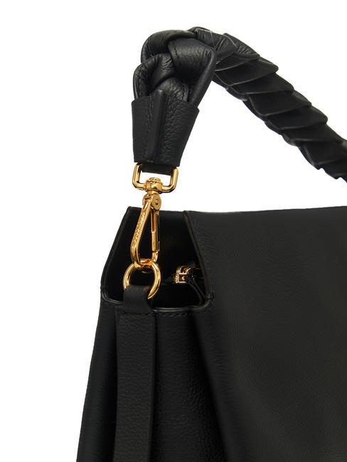 BOHEME GRANA DOUBLE Handbag, with shoulder strap, in leather noir/cuir - Women&rsquo;s Bags