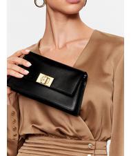 FURLA ZOE Frame bag with chain Black - Women’s Bags - 5