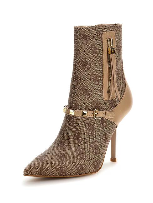 AYLO3 High ankle boots Beige / Brown - Women&rsquo;s shoes