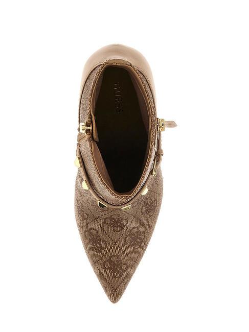 AYLO3 High ankle boots Beige / Brown - Women&rsquo;s shoes