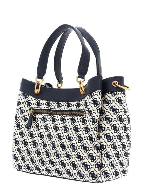 SHEMARA Jacquard bag with shoulder strap navy logo - Women&rsquo;s Bags