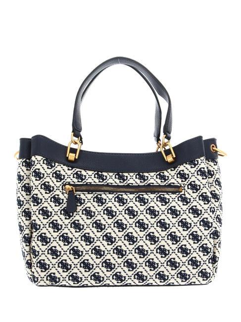SHEMARA Jacquard bag with shoulder strap navy logo - Women&rsquo;s Bags