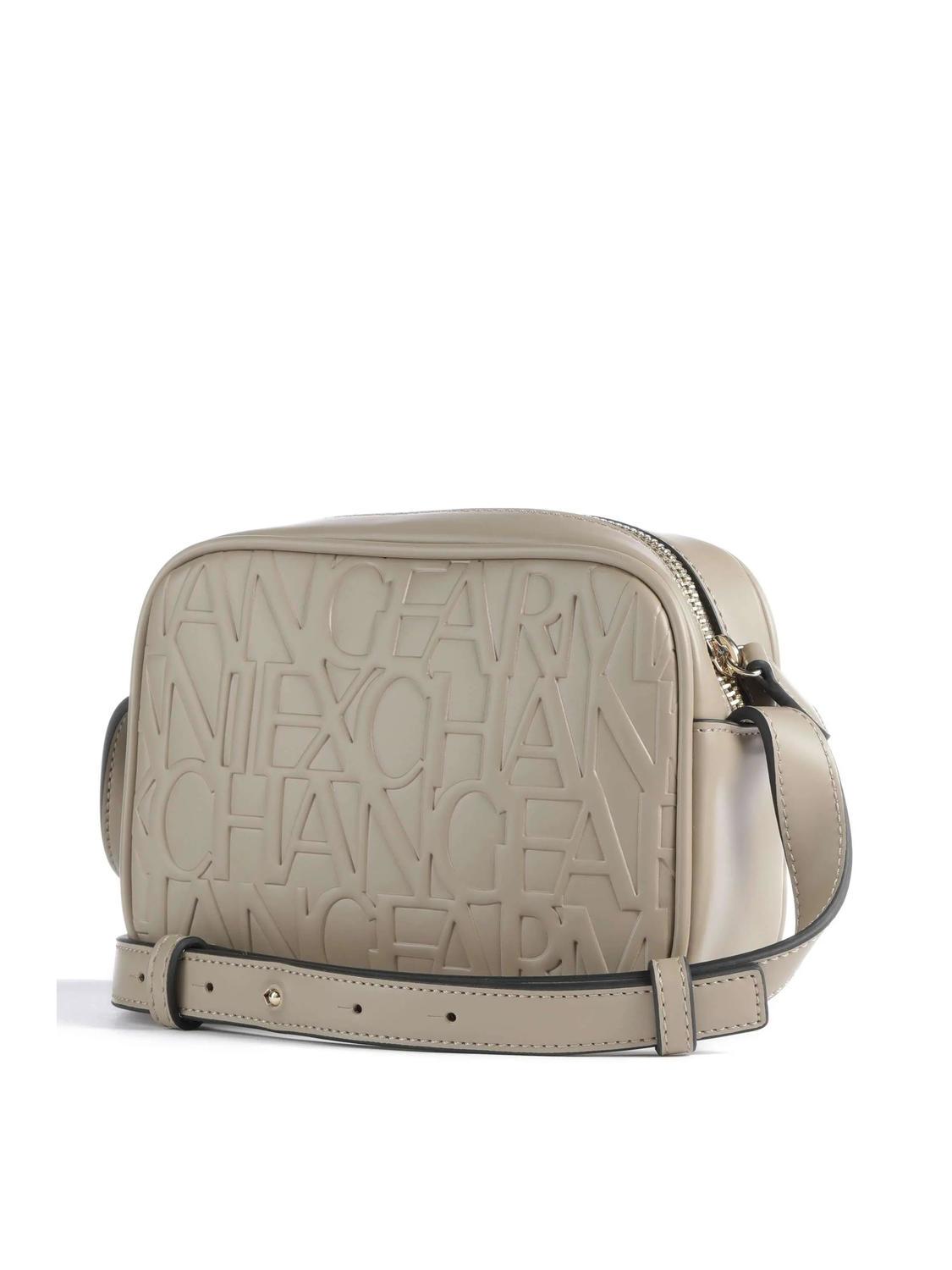 Armani Exchange Logo Embossed Shoulder Mini Bag Internship Buy At